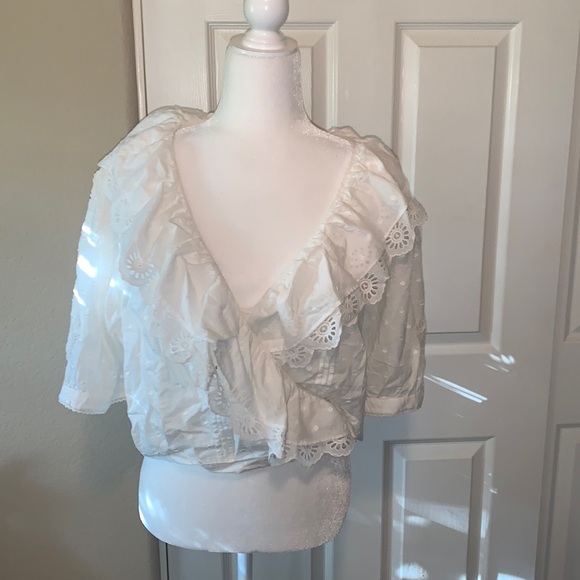Forever That Girl Cropped Wrap Blouse | 2X NWT - Picture 1 of 4